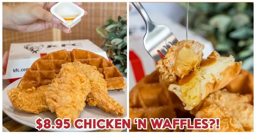 KFC tiene nuevos Chicken 'N Waffles para que puedas disfrutar de un brunch después de las 11 de la mañana.