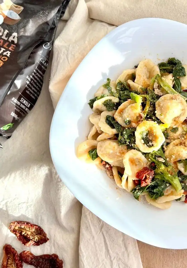 ORECCHIETTE WITH TURNIP TOPS