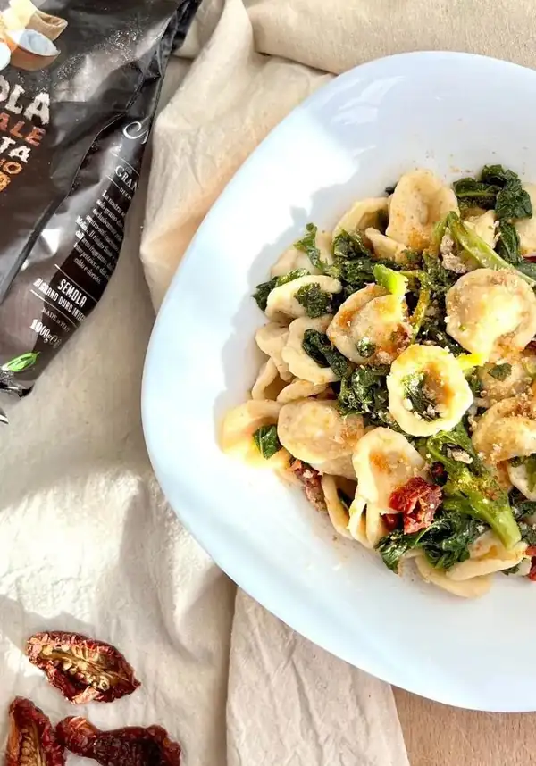 ORECCHIETTE WITH TURNIP TOPS