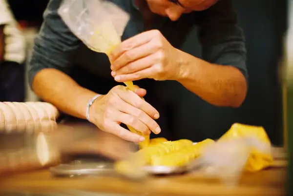 Butternut gnocchi with porcini mushroom cream recipe