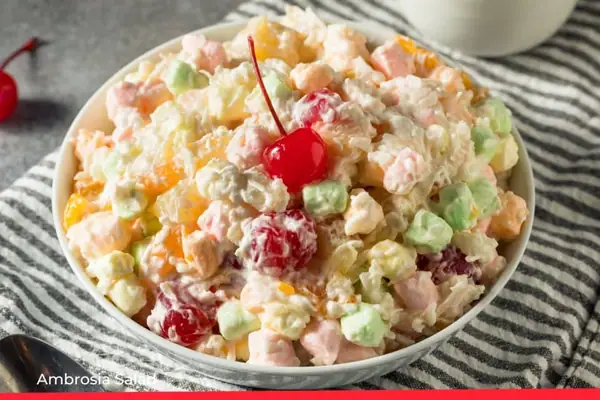 Marshmallow Fruit Salad (Ambrosia Salad)