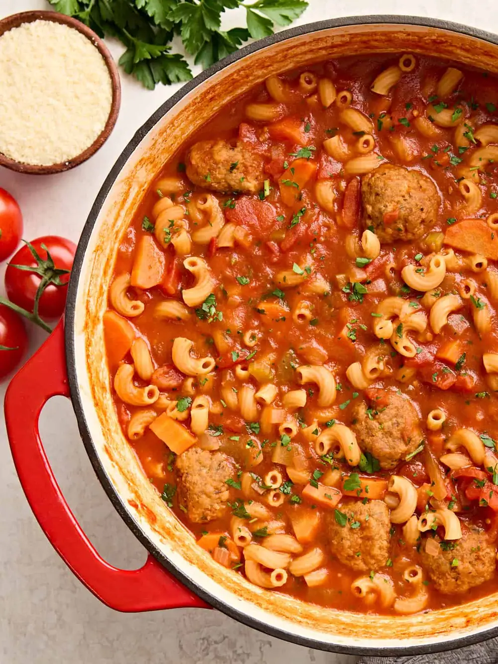 Hearty Turkey Meatball Soup