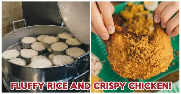 Yes! Nasi Kukus Review: Fragrant Lemak Rice With Crispy Fried Chicken And Curry Fish At $5.50