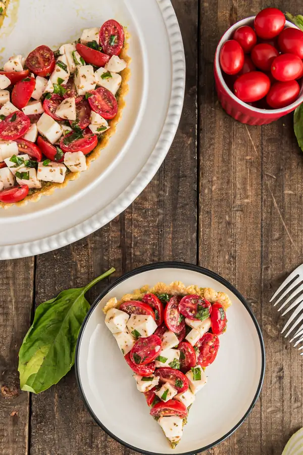 No Bake Caprese Crostata