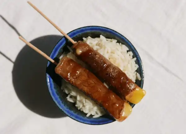Recipe “Beef and Cheese Skewers”