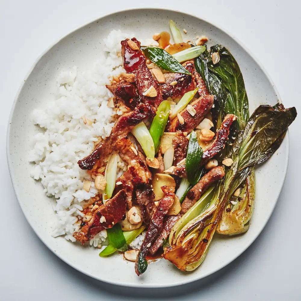Pork and Bok Choy Stir-Fry