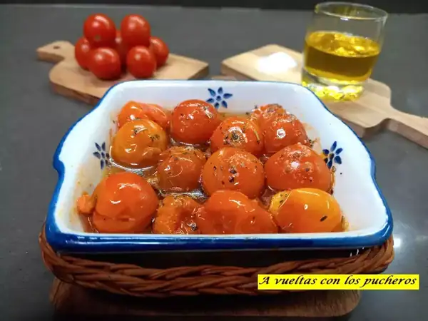 Roasted cherry tomatoes