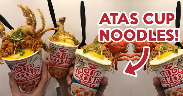 New Atas Lobster Cup Noodles At Hana Restaurant