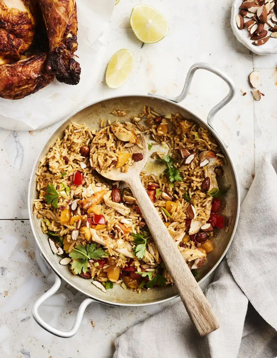 Quick chicken biryani