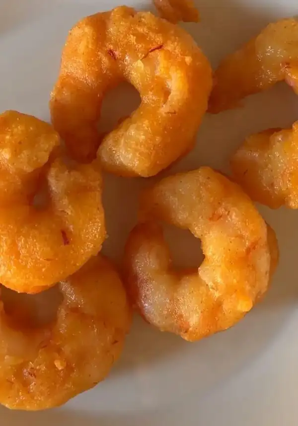 Saffron Tempura Shrimp