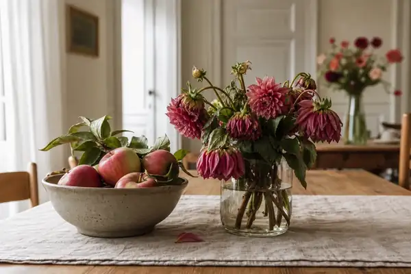¿Las manzanas hacen que las flores que están a su lado se marchiten? Sí