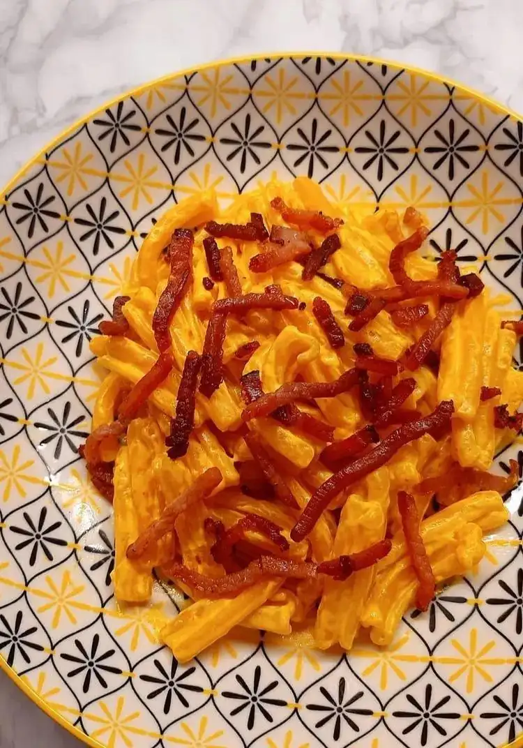 🥓CASERECCE WITH SAFFRON AND CRISPY SPECK 🥓