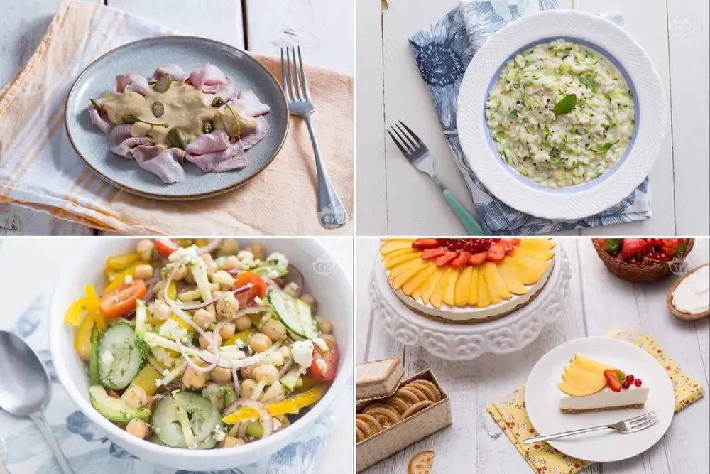 Gluten-Free Ferragosto Menu: 4 Fresh and Easy Recipes, from Appetizer to Dessert