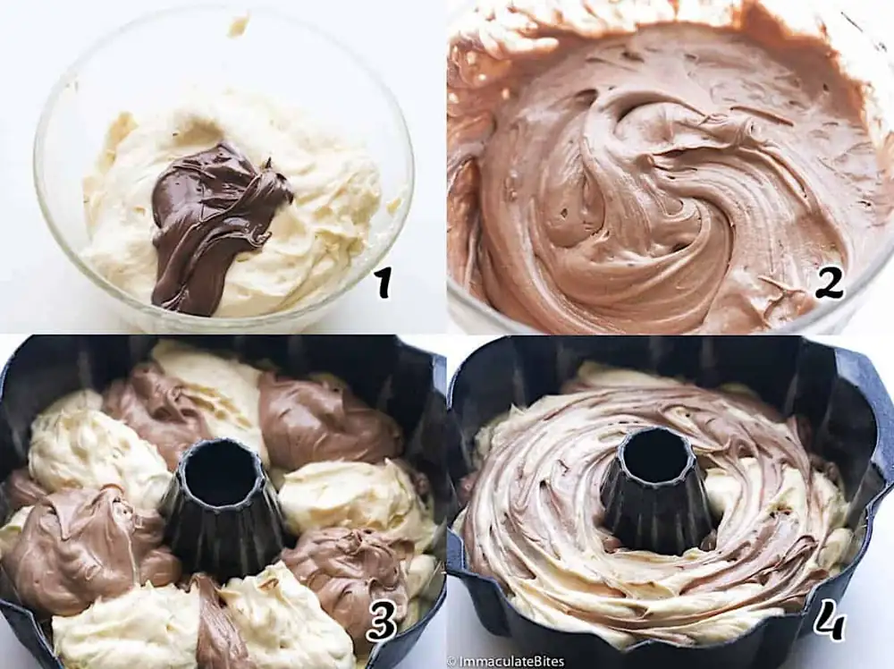Chocolate Rum Marble Cake