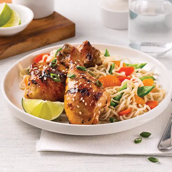 Sesame grilled chicken drumsticks