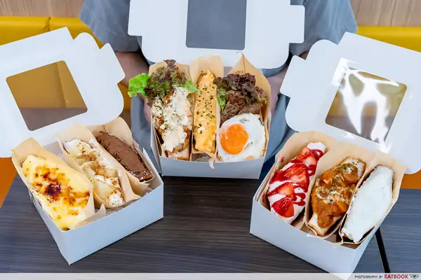 Tamago-EN tiene los famosos sándwiches fritos de Tokio en 9 sabores en NEX