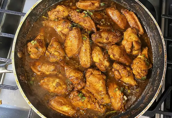 Quick Curry Chicken Wings