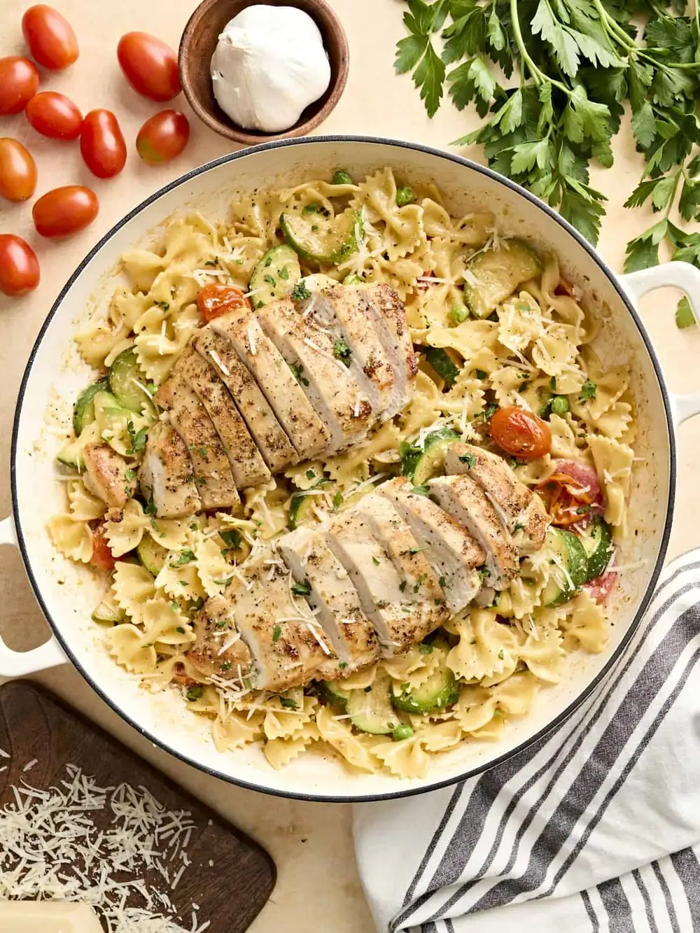 Chicken Pasta Primavera