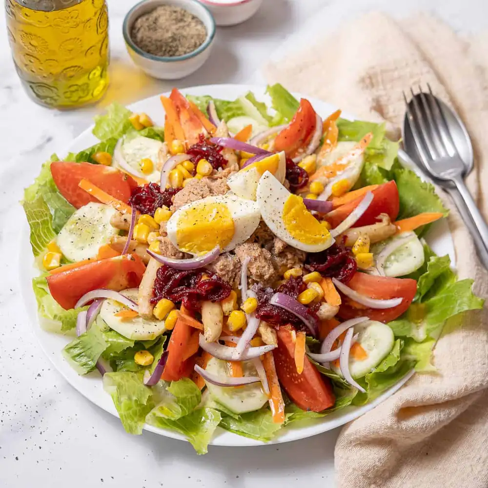 Ensalada Mixta (Spanish Mixed Green Salad)