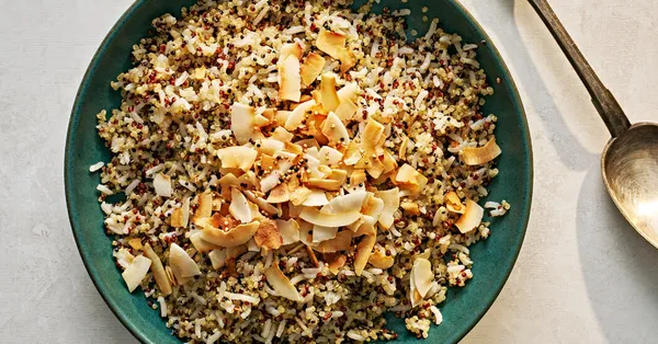 Coconut Rice And Quinoa Recipe • 45 min
