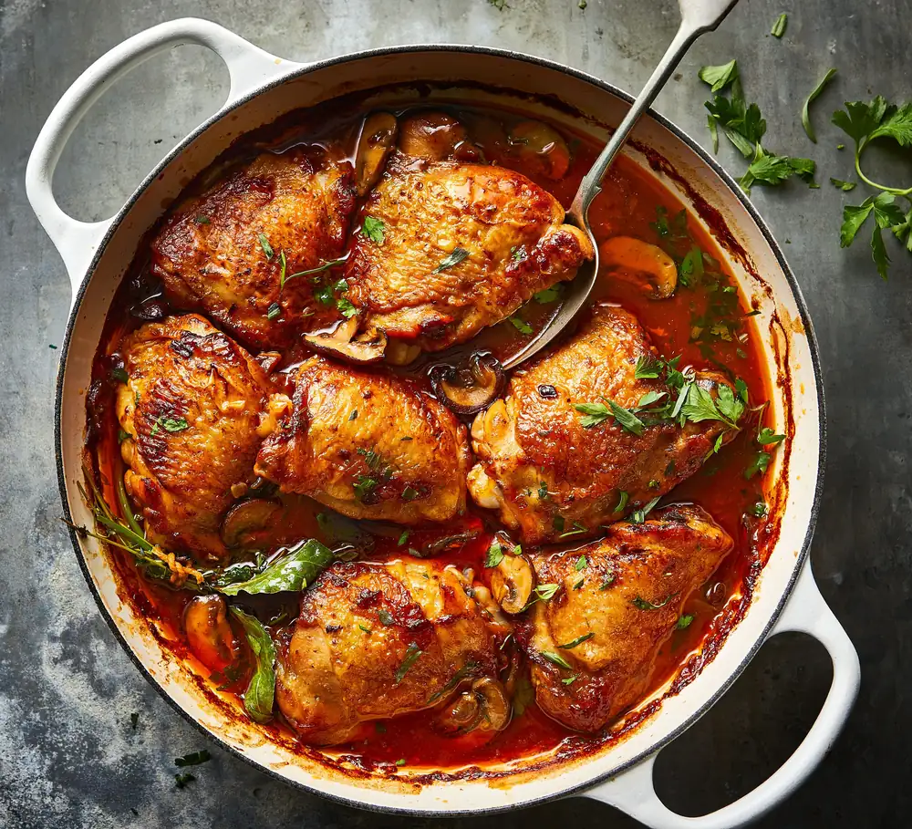 El ingrediente secreto que los chefs añaden a escondidas a este plato de pollo francés