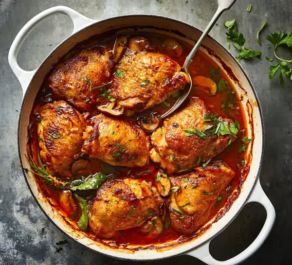 El ingrediente secreto que los chefs añaden a escondidas a este plato de pollo francés