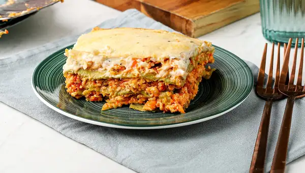Spinach & Ground Turkey Lasagna