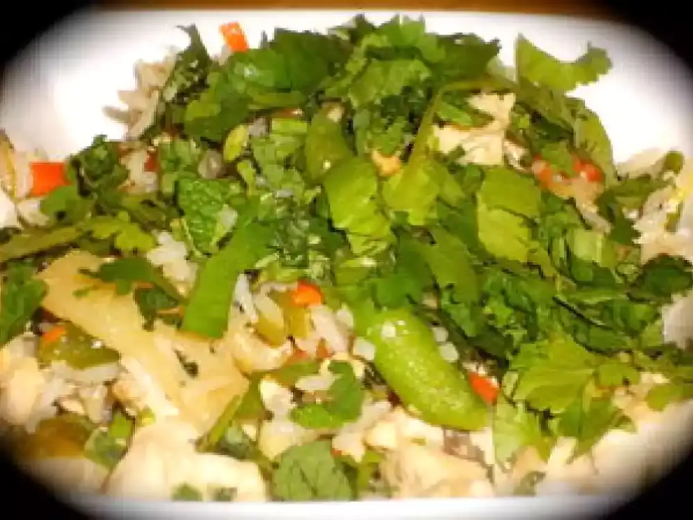 Quick stir-fried chicken recipe in the lab