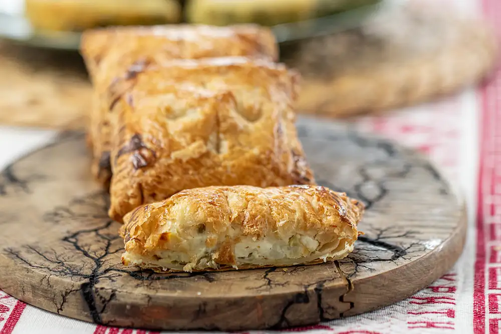 Potato Feta Puff Pastry Pies (Patatopita Puffs)