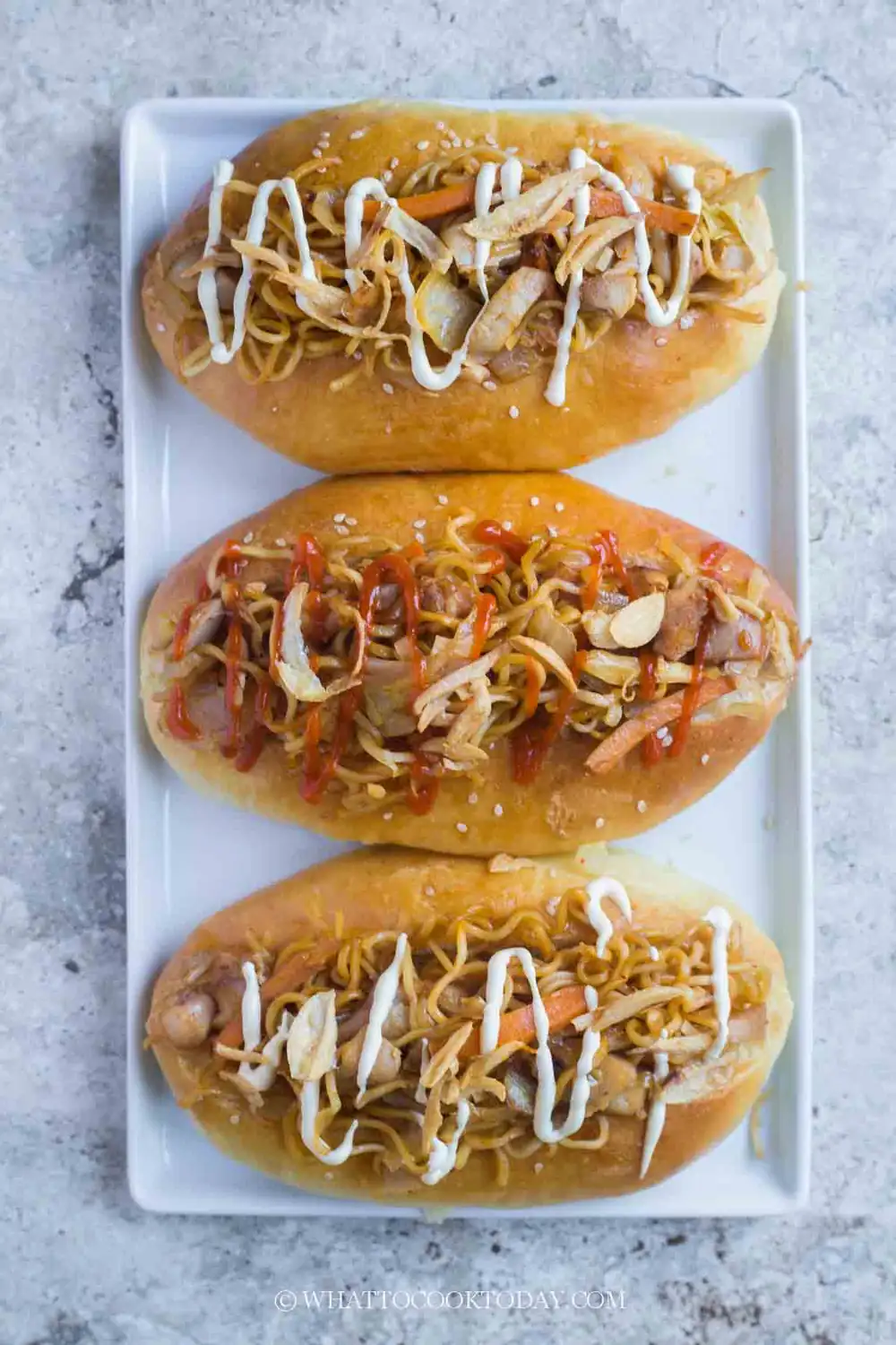 Mie Goreng Noodle Buns