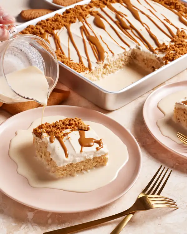 Biscoff Milk Cake