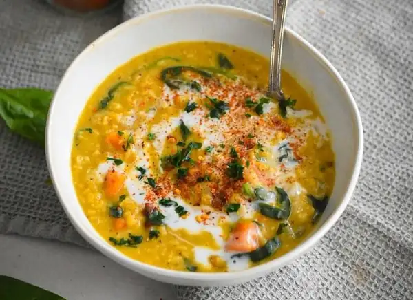 Curried Sweet Potato & Lentil Stew