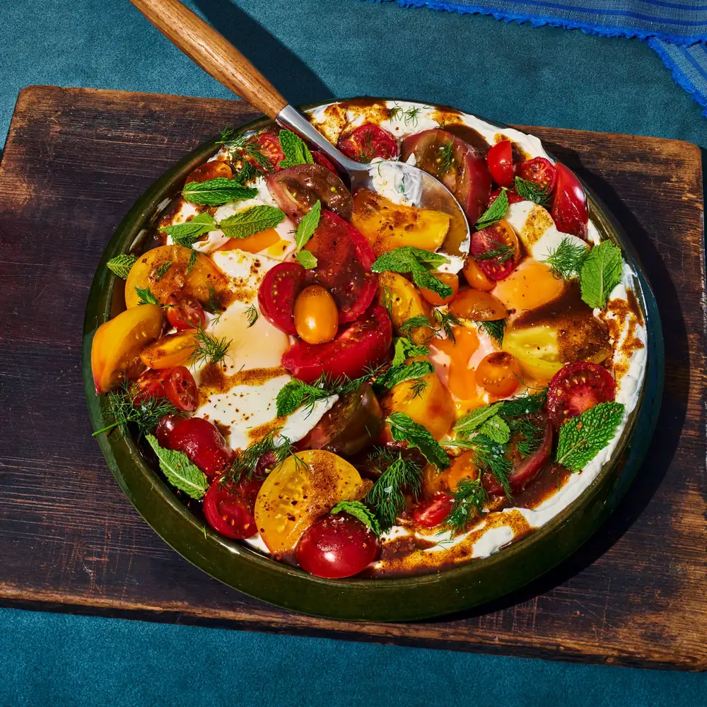 Turkish-Style Eggs and Tomatoes