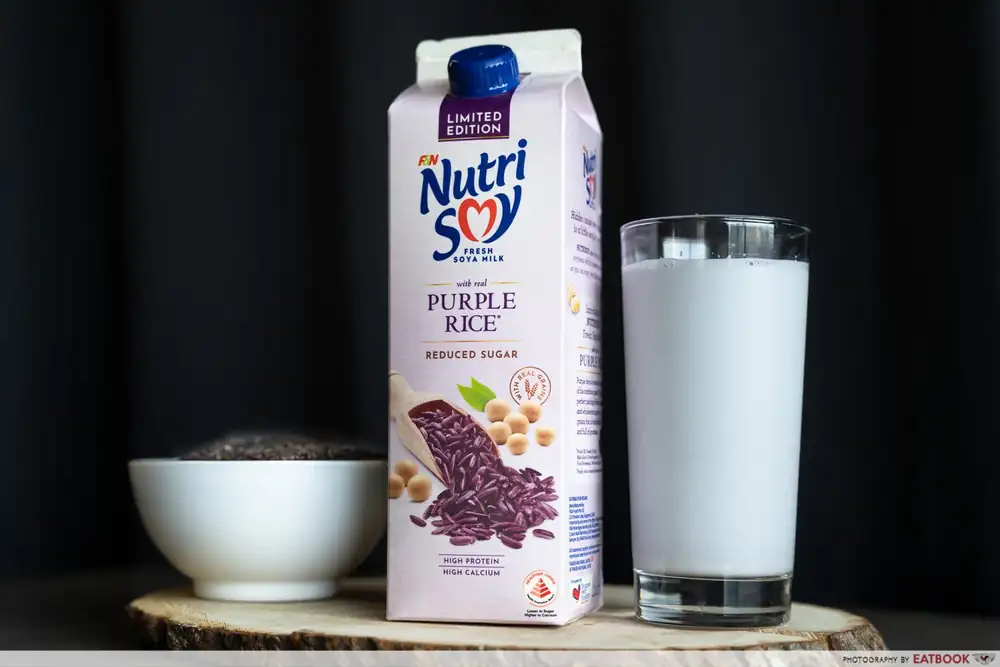 Nutrisoy Has New Purple Rice Soy Milk That Tastes Like Pulut Hitam