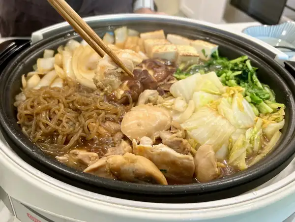 Receta de pollo Sukiyaki