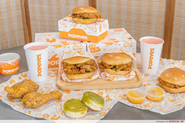 Popeyes: New Salted Egg Fried Chicken, Pandan Kaya Biscuit And More