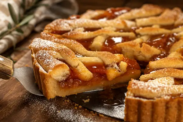 Pasta Flora: Greek Apricot Preserve Tart