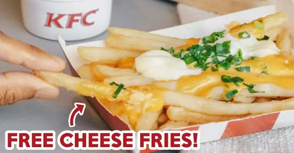 Get Free KFC Cheese Fries With Every Two- Or Three-Piece Meal Ordered