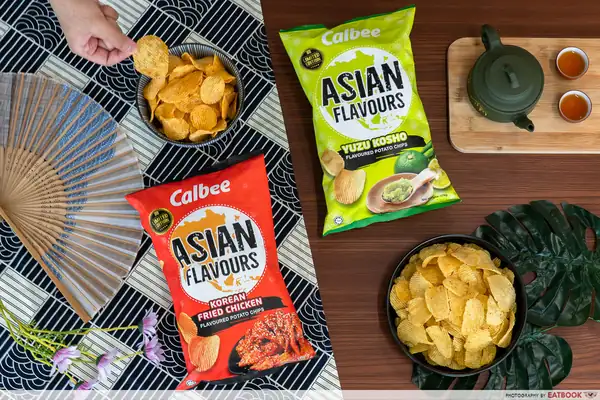 Calbee Launches Limited-Edition Korean Fried Chicken And Yuzu Kosho Chips, Part Of Their New Asian Flavours Series