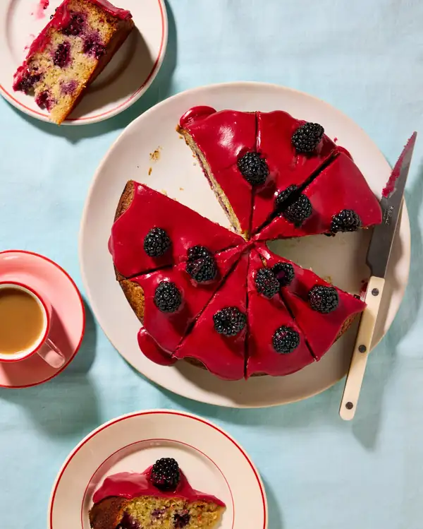 Meera Sodha’s recipe for blackberry and almond cake