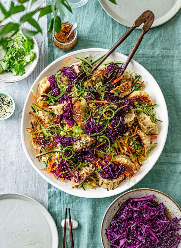 Dumpling salad