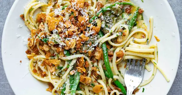 Brown Butter & Green Bean Linguine