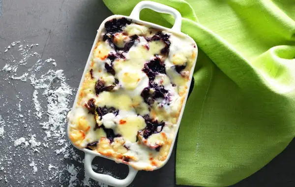 Lasaña con queso Malga