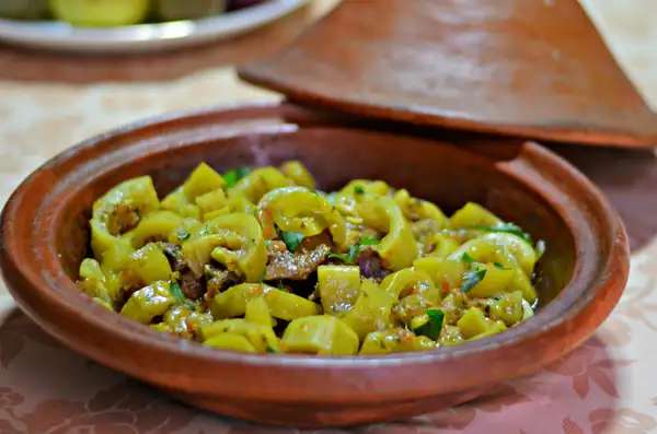 Moroccan Bottle Gourd Tagine