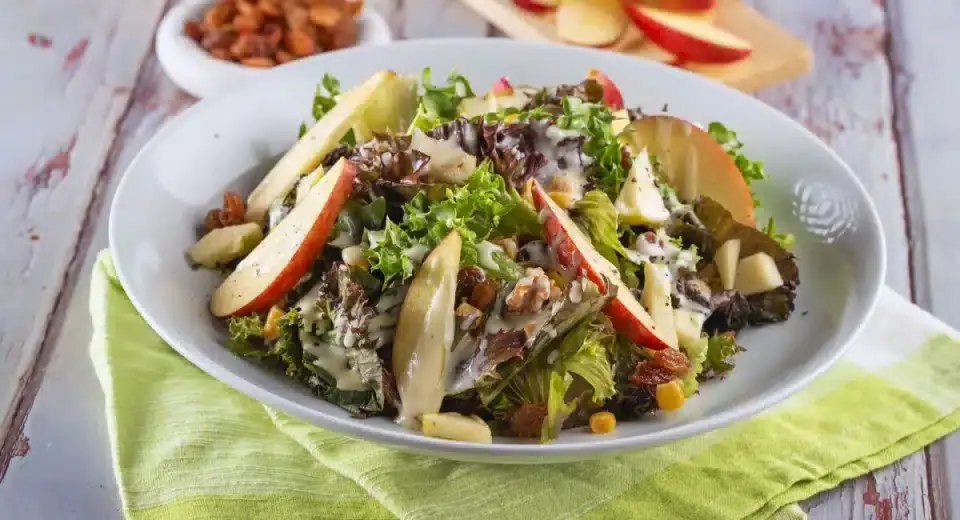 Curry-Spiced Fruit & Nut Garden Salad