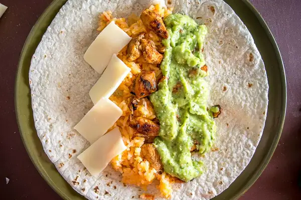 Anatomy of My Current Favorite Burrito