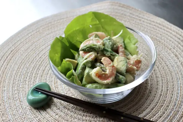 Shrimp Avocado Asparagus Salad Recipe