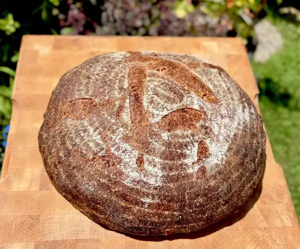 Durum Spelt Egg Bread with Cherry Maple Syrup, Fresh Cherry Slurry and a Durum Tangzhong