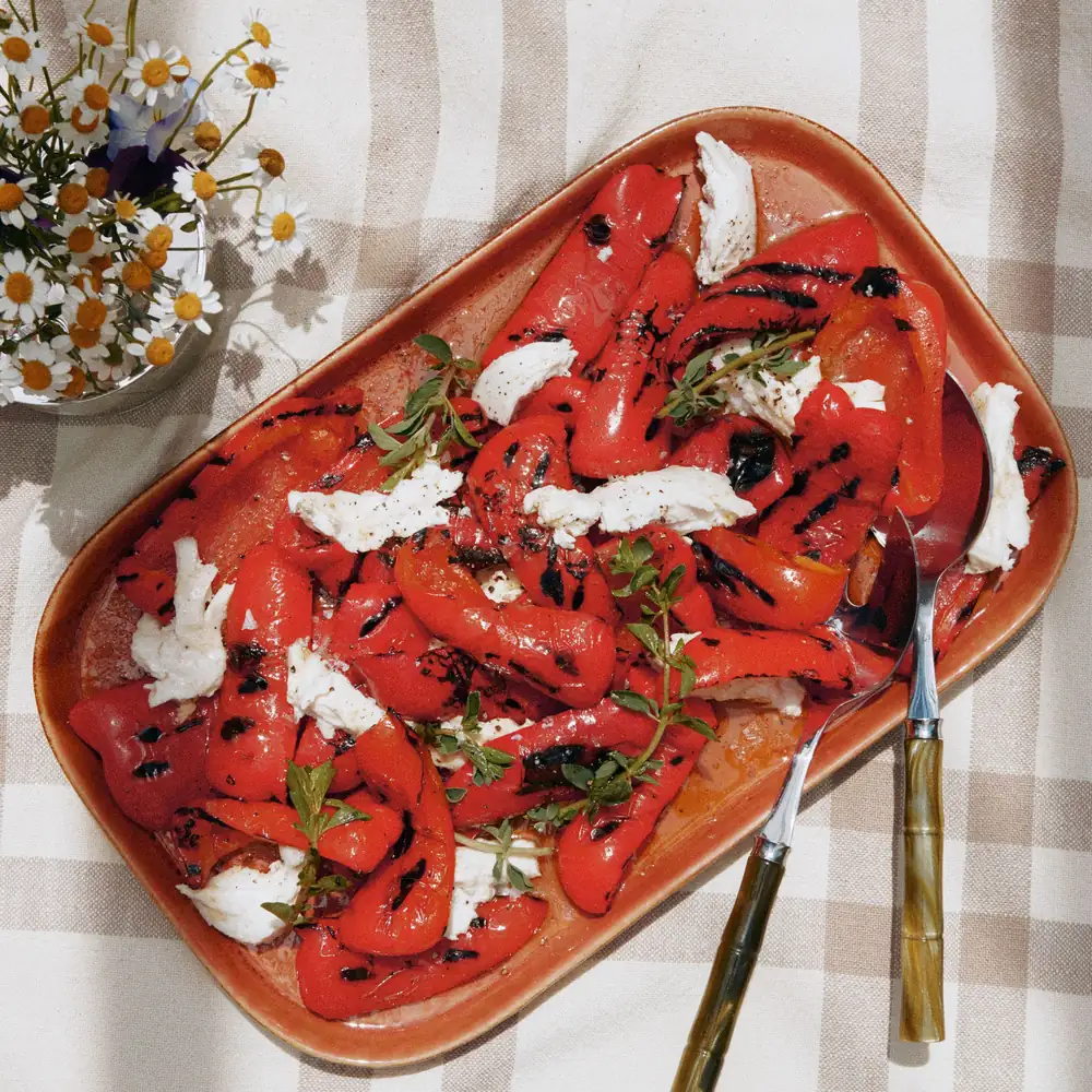 Marinated Grilled Peppers