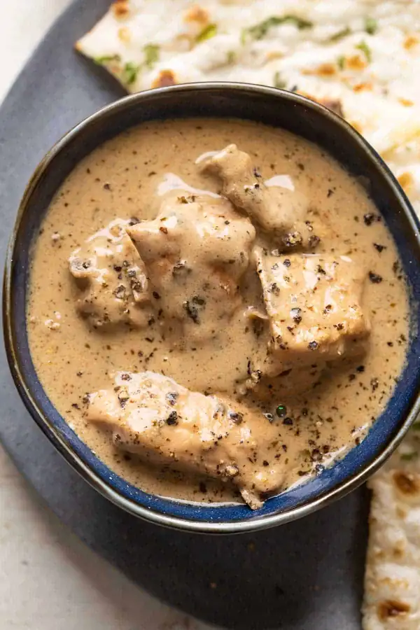 Creamy Chicken Kali Mirch (Black Pepper Chicken Gravy)